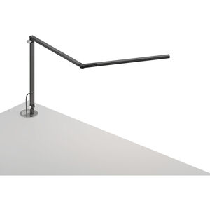 Z-Bar Mini 12.7 inch 5.00 watt Metallic Black Desk Lamp Portable Light, Grommet Mount